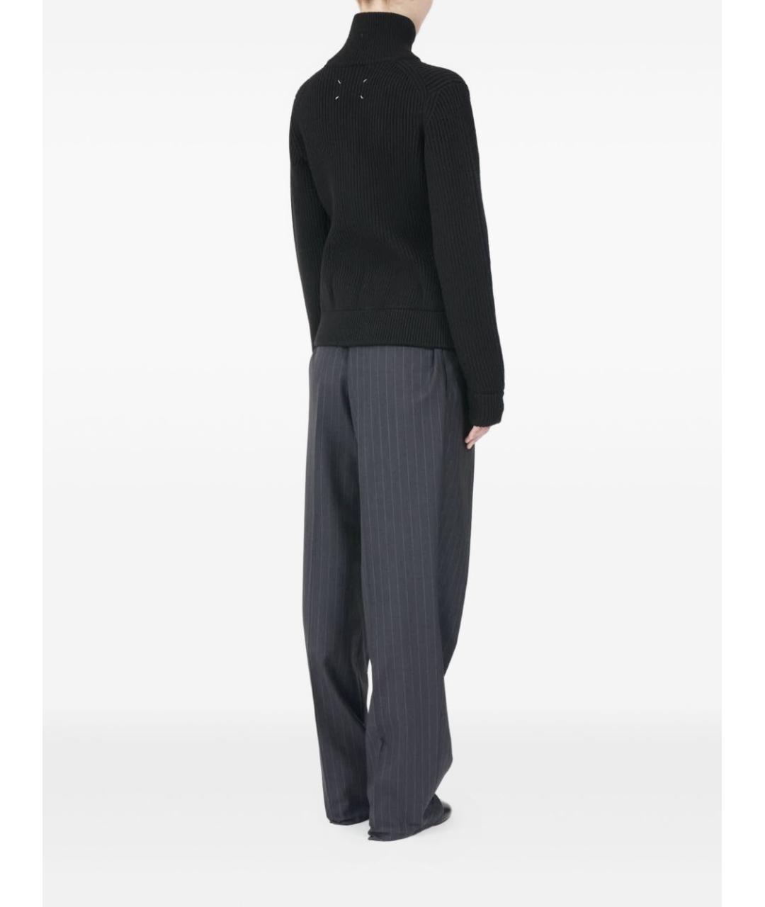 MAISON MARGIELA Черный шерстяной кардиган, фото 2