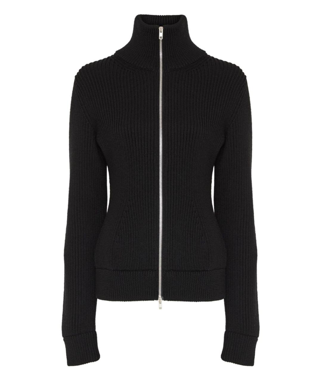 MAISON MARGIELA Черный шерстяной кардиган, фото 1