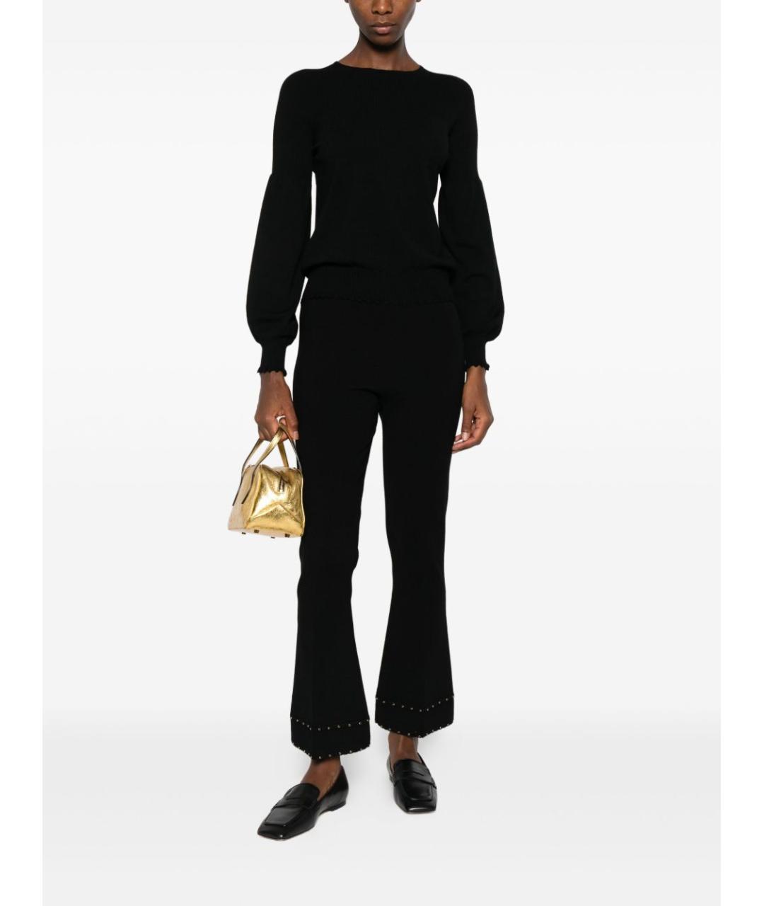 TWIN-SET Черный вискозный джемпер / свитер, фото 4