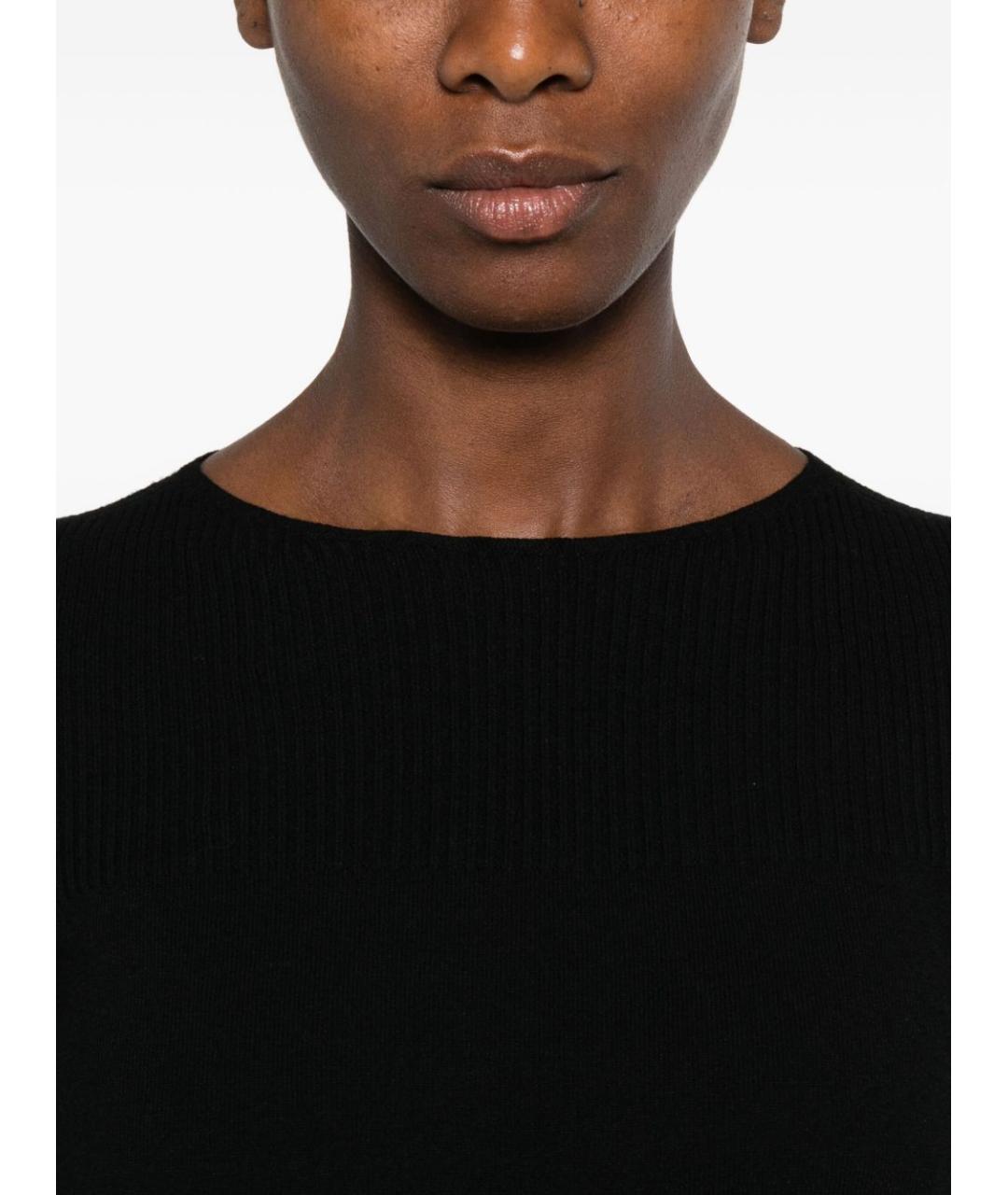 TWIN-SET Черный вискозный джемпер / свитер, фото 2