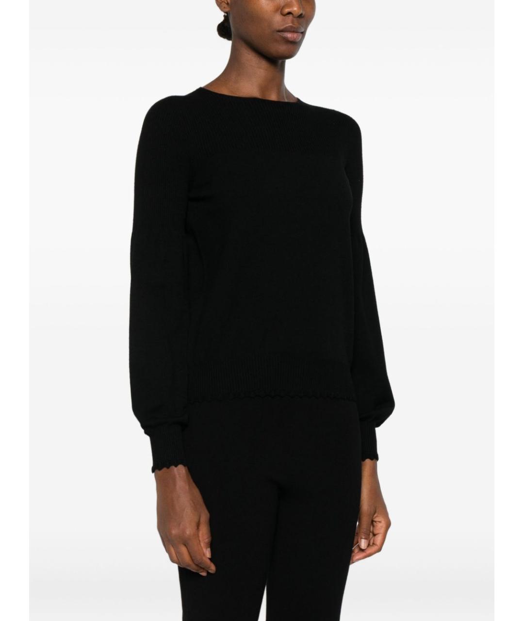 TWIN-SET Черный вискозный джемпер / свитер, фото 3