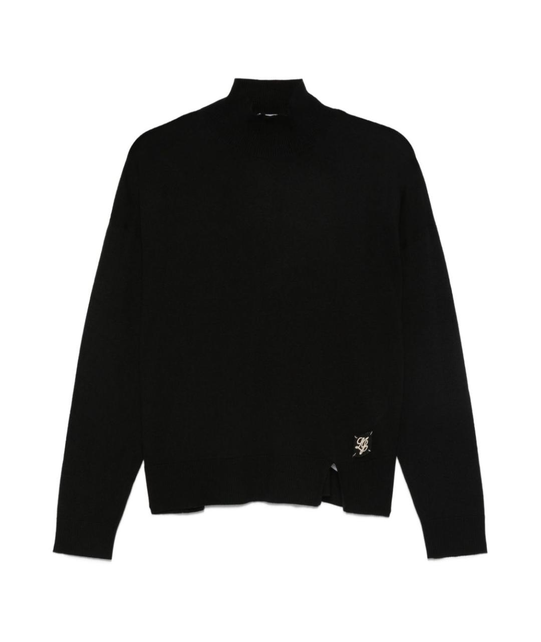 LIU JO Черный шерстяной джемпер / свитер, фото 1