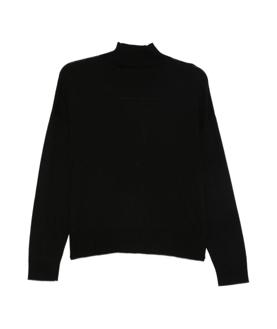 LIU JO Черный шерстяной джемпер / свитер, фото 2