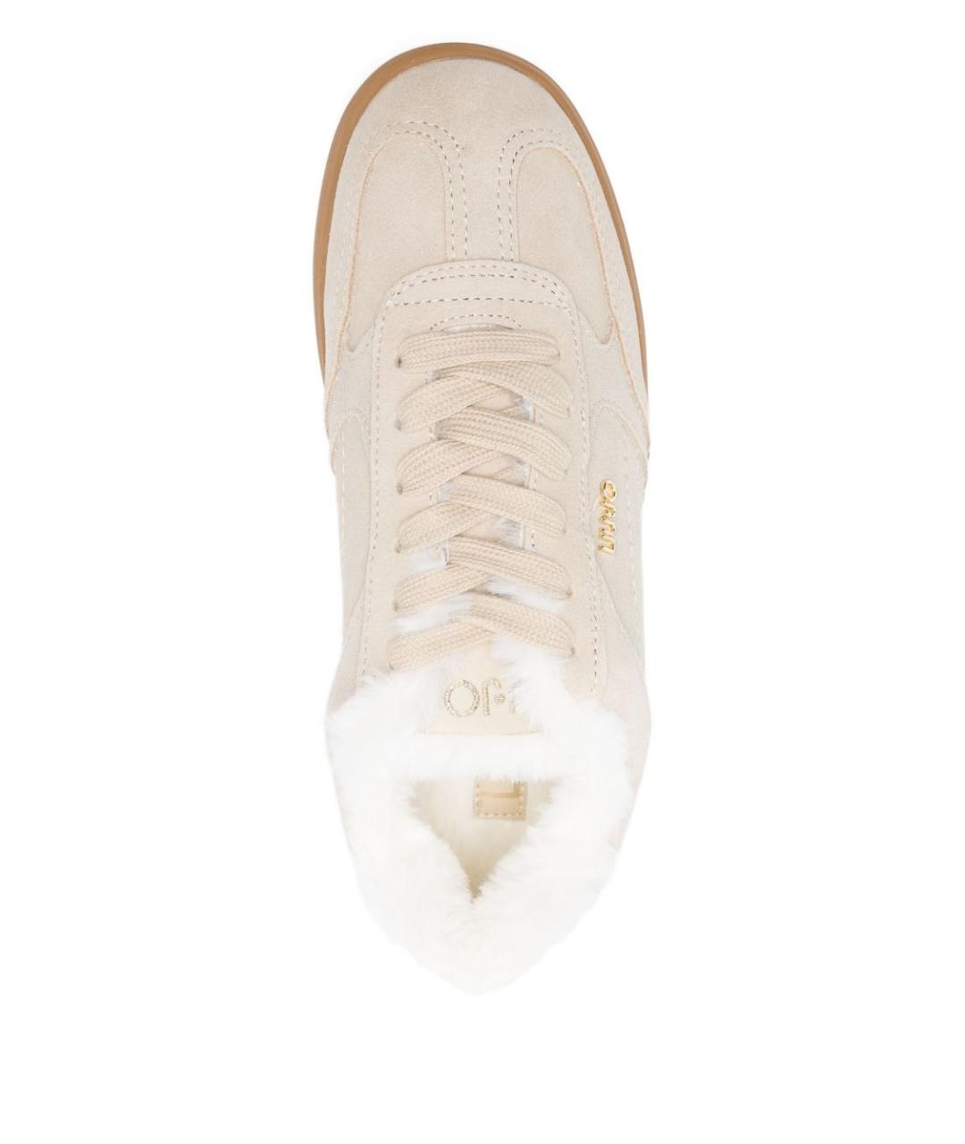 LIU JO Бежевые замшевые кеды, фото 2