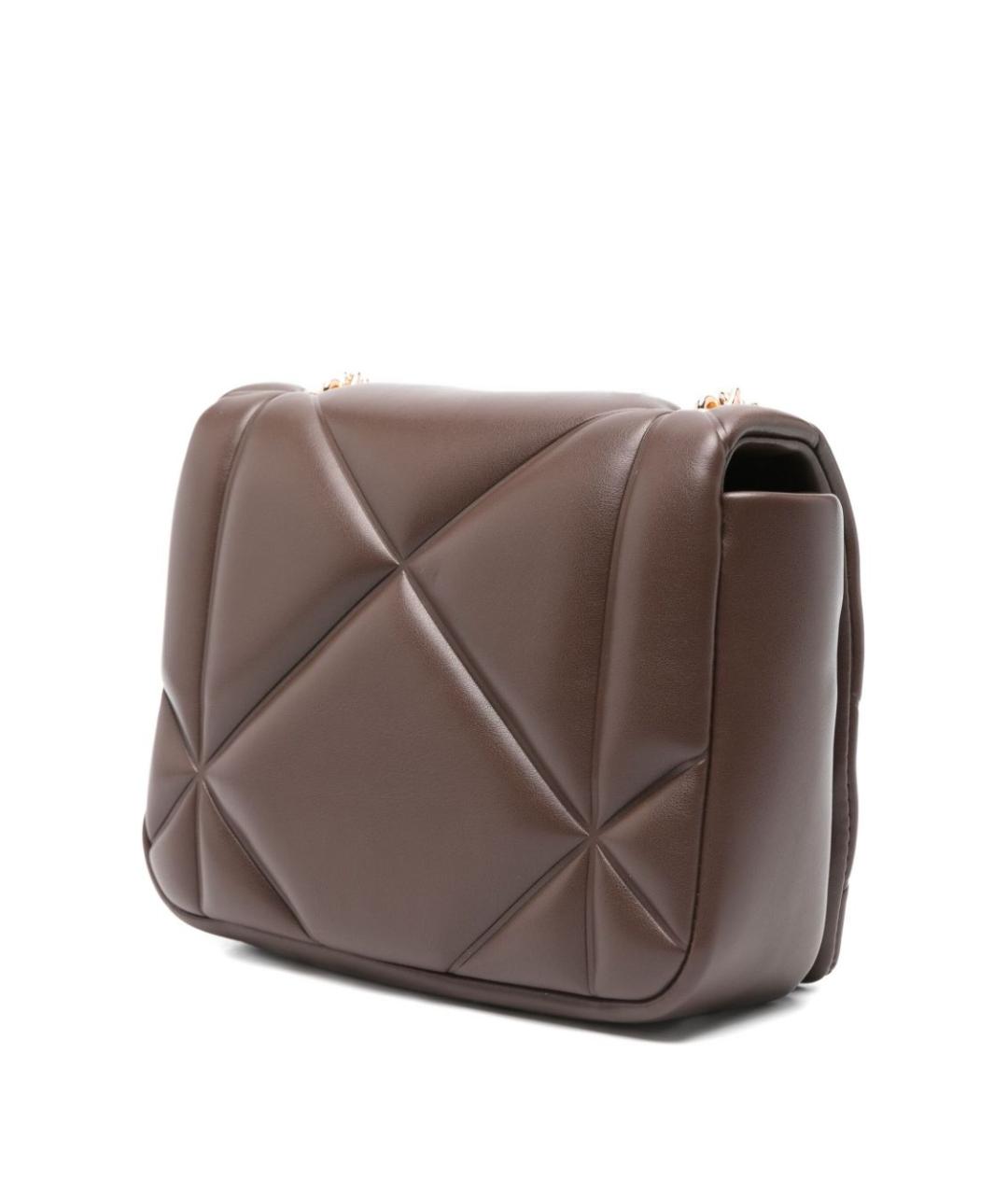 LOVE MOSCHINO Коричневая сумка через плечо из искусственной кожи, фото 4