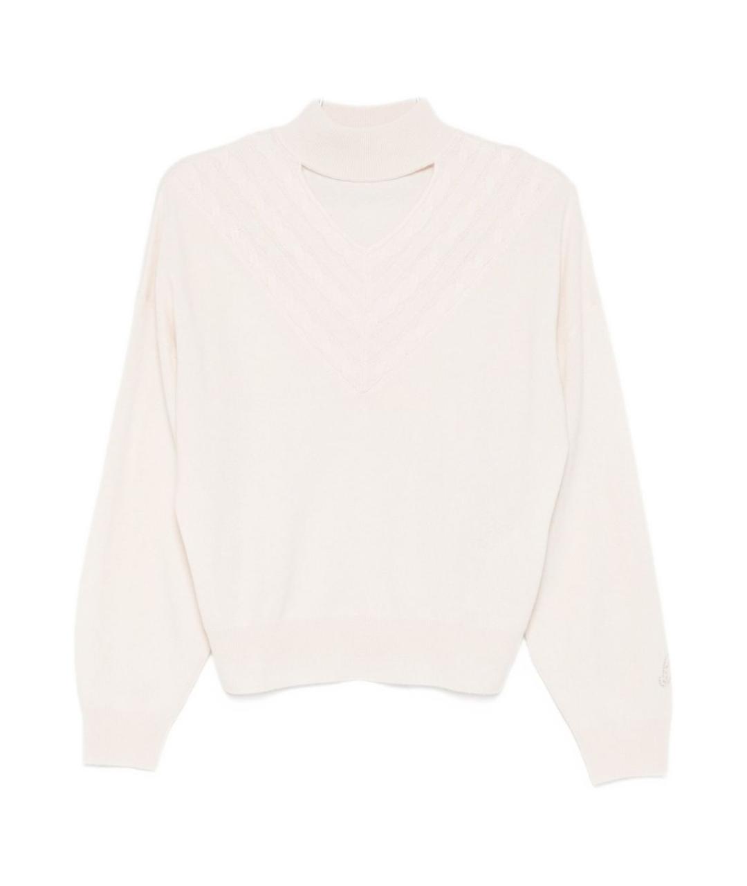 BLUGIRL Бежевый шерстяной джемпер / свитер, фото 1