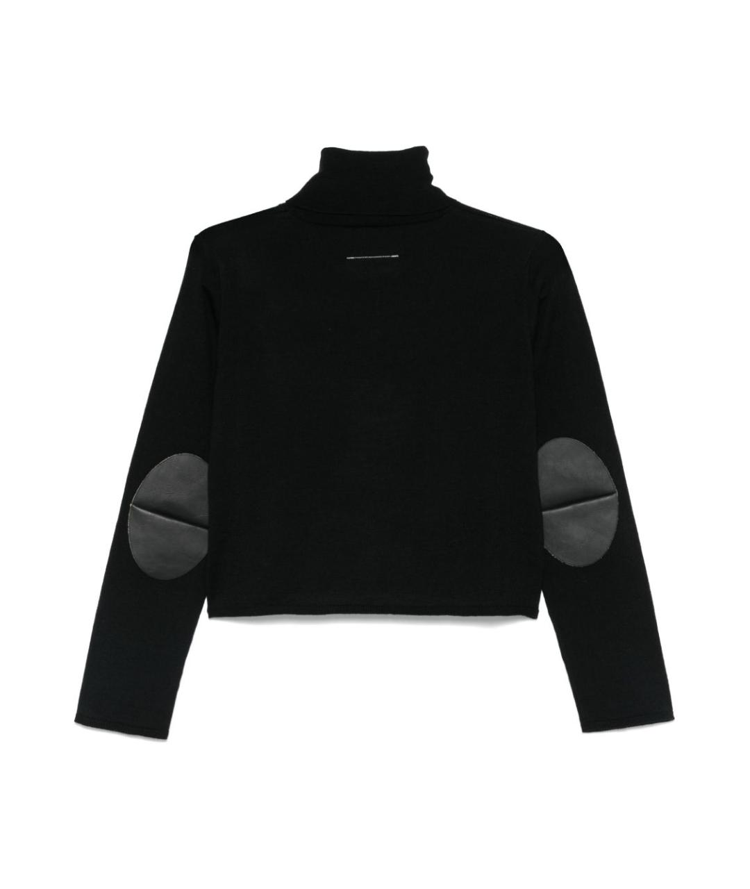 MM6 MAISON MARGIELA Черный шерстяной джемпер / свитер, фото 2