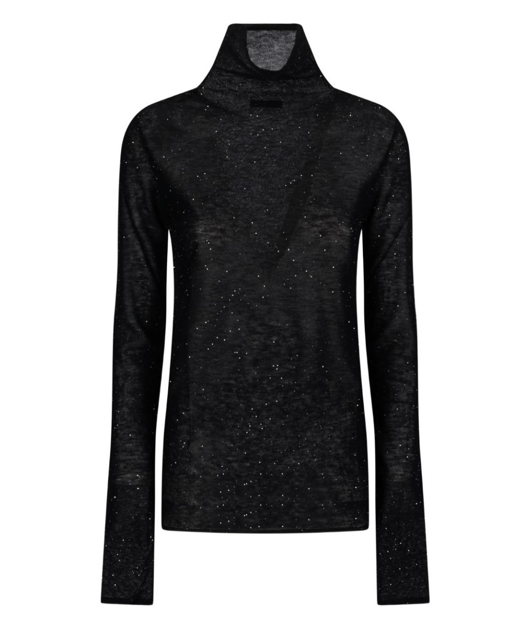 PINKO Черная шерстяная водолазка, фото 1