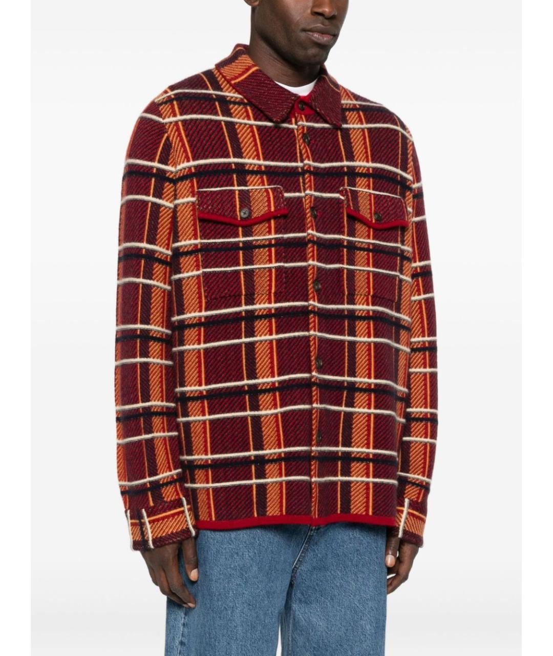 GUEST IN RESIDENCE Красная кашемировая кэжуал рубашка, фото 4