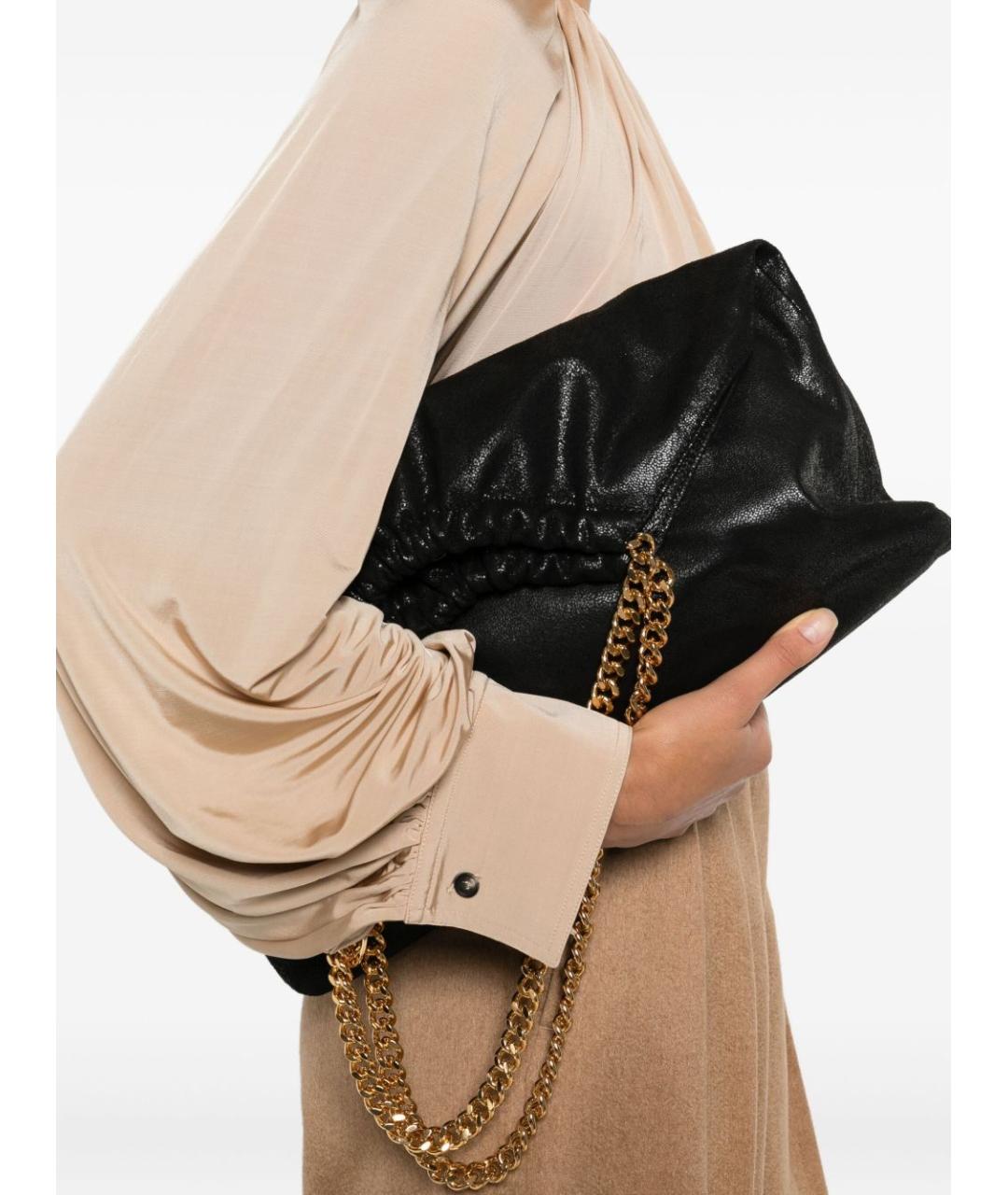 STELLA MCCARTNEY Черная сумка тоут из искусственной кожи, фото 2