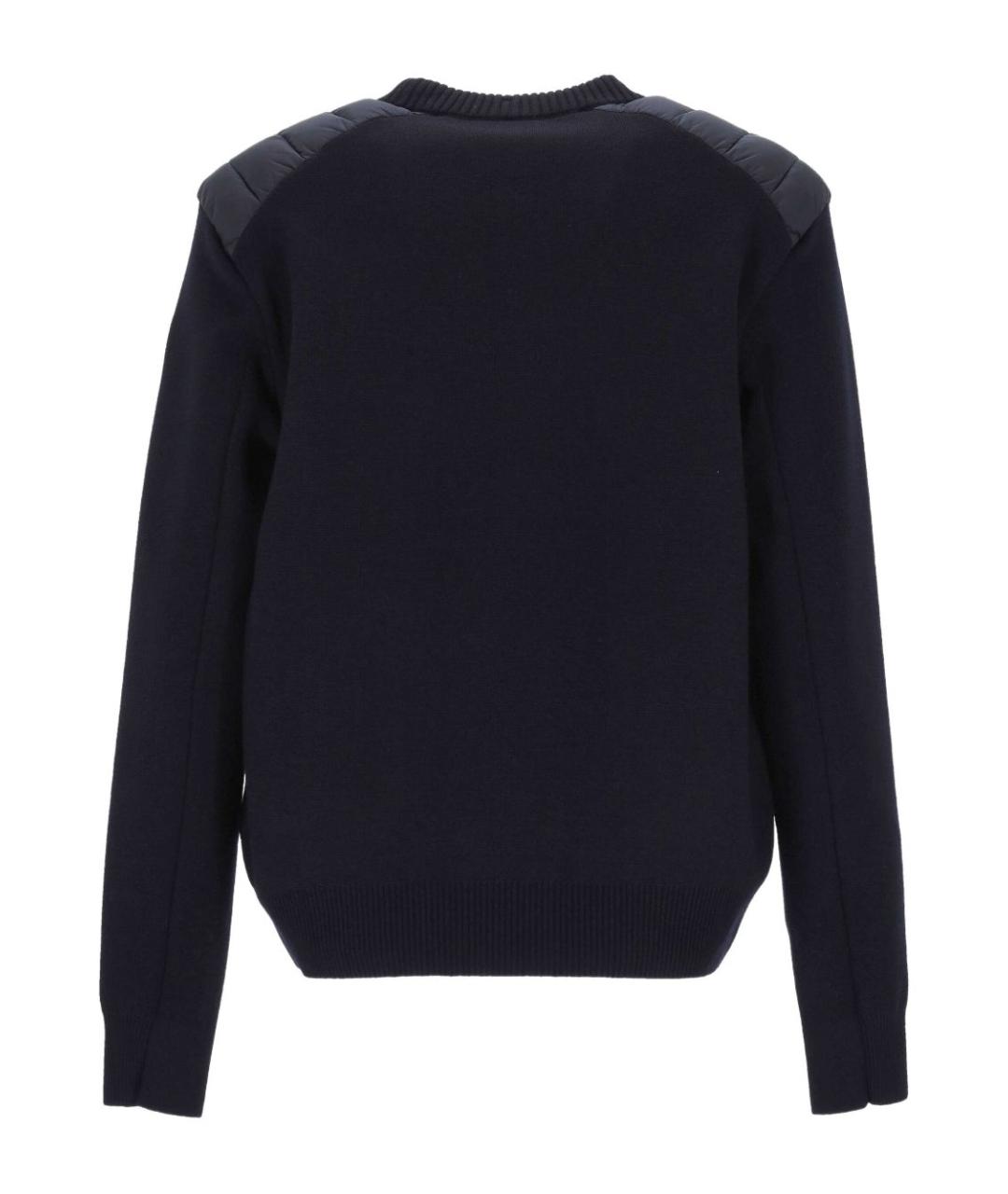 MONCLER GRENOBLE Темно-синий полиамидовый джемпер / свитер, фото 2