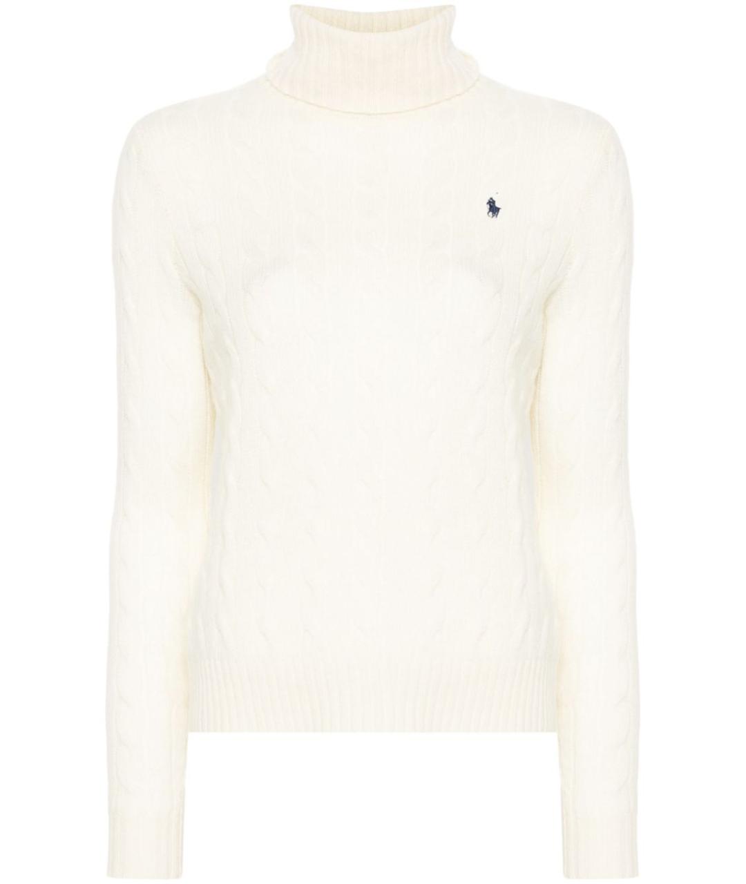 POLO RALPH LAUREN Бежевый шерстяной джемпер / свитер, фото 1