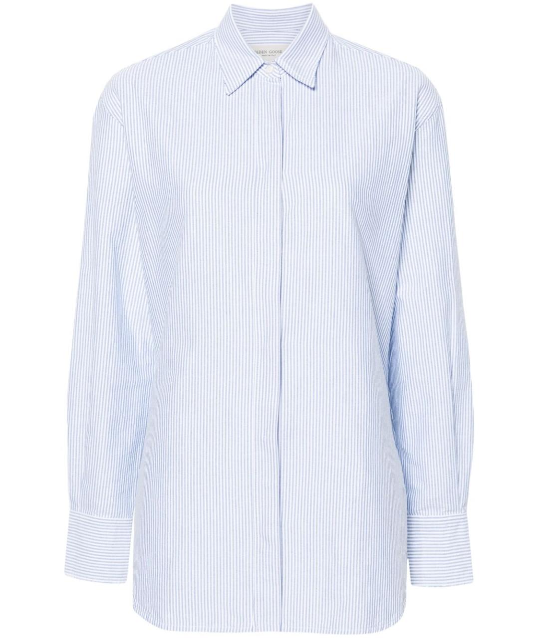 GOLDEN GOOSE DELUXE BRAND Белая хлопковая рубашка, фото 1