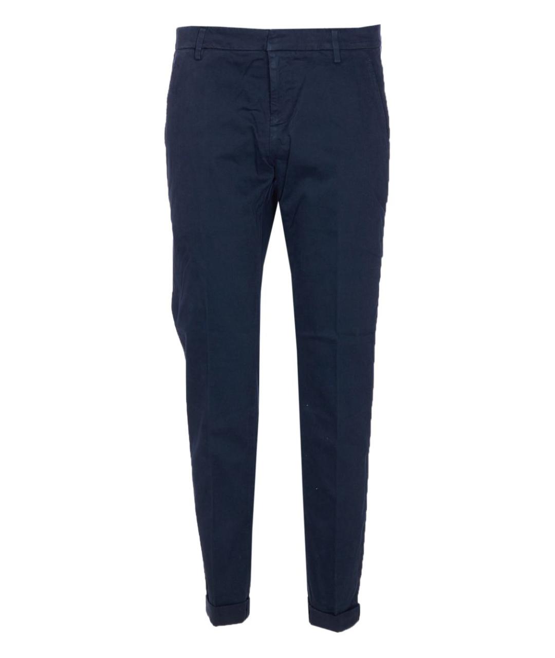 DONDUP Синие хлопковые повседневные брюки, фото 1