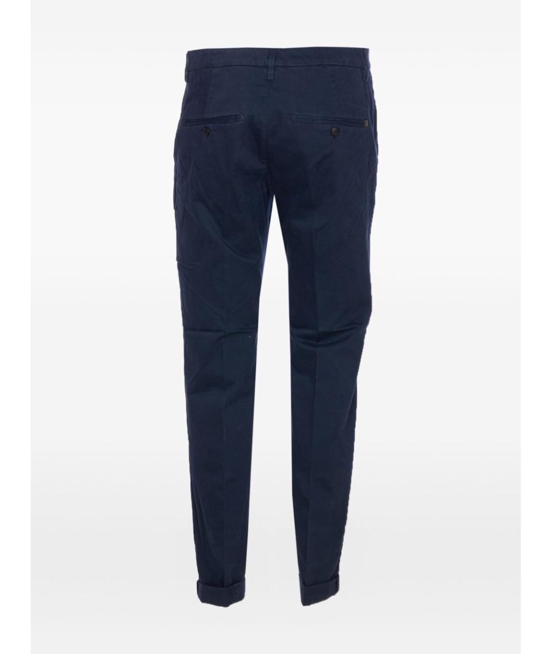 DONDUP Синие хлопковые повседневные брюки, фото 4