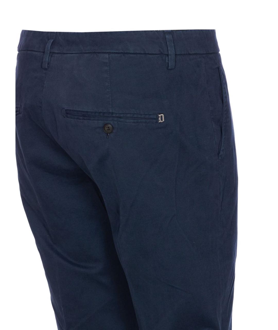 DONDUP Синие хлопковые повседневные брюки, фото 3