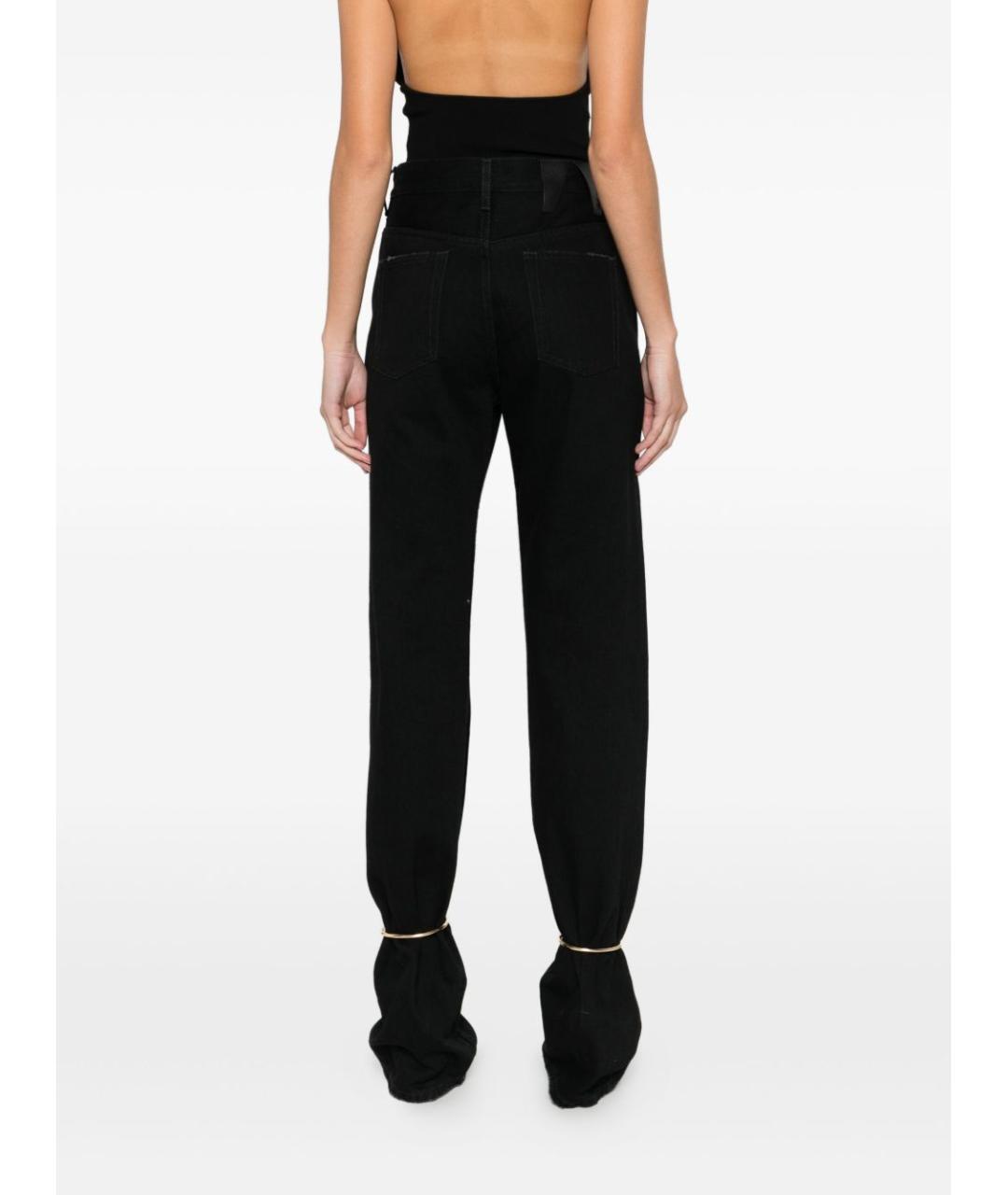 DARKPARK Черные хлопковые прямые джинсы, фото 3