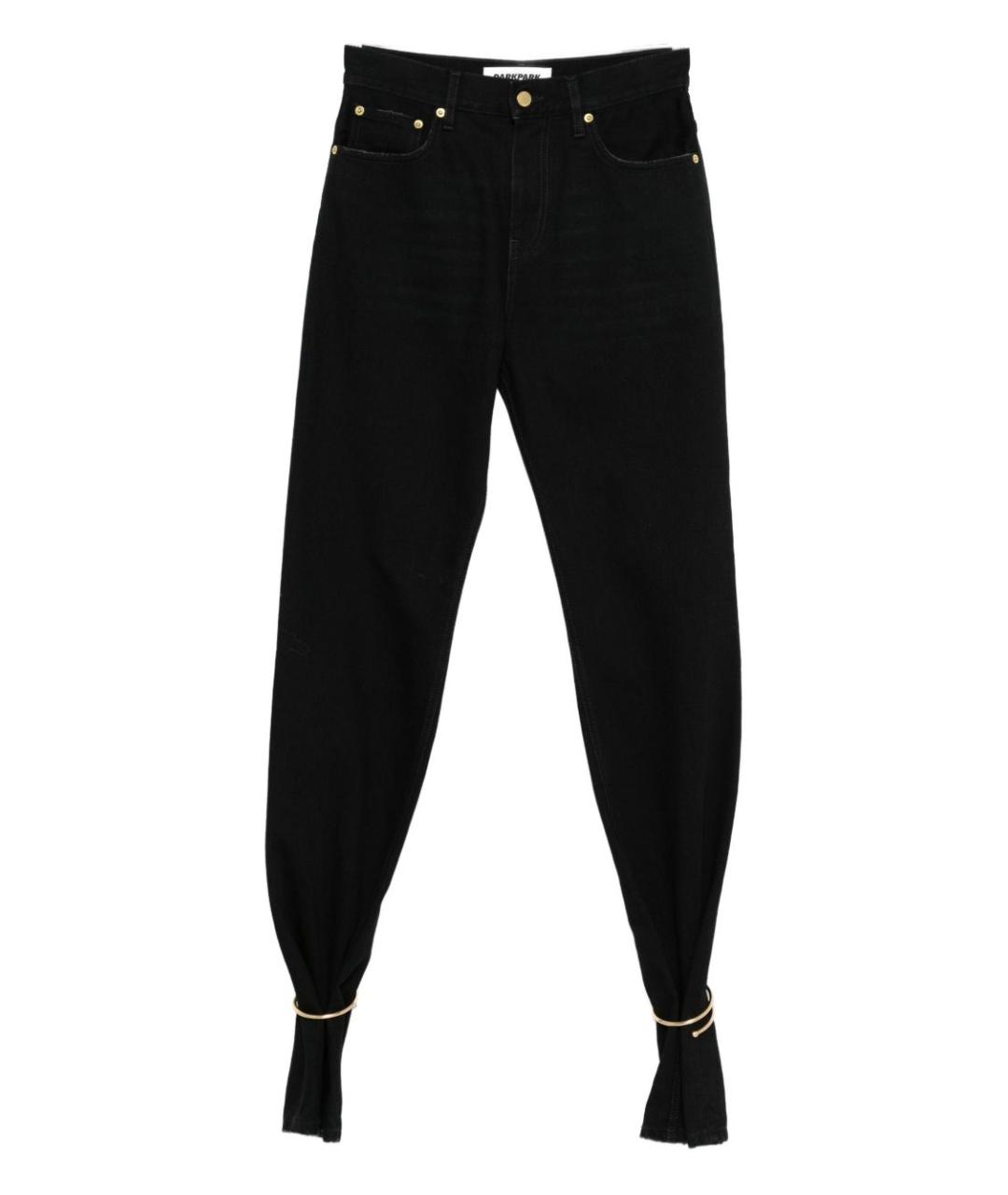 DARKPARK Черные хлопковые прямые джинсы, фото 1