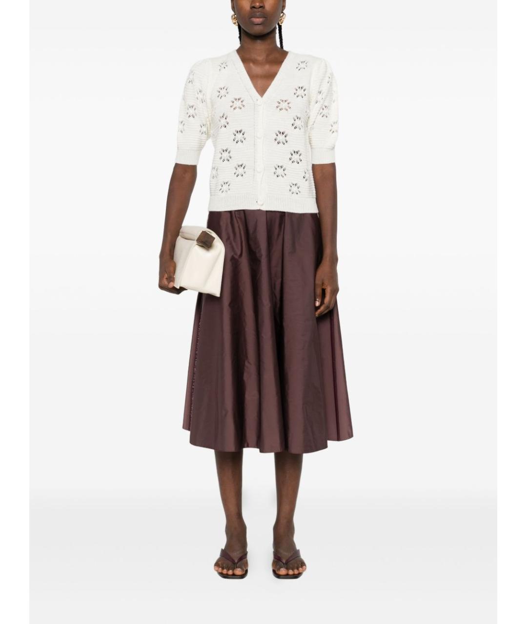 TWIN-SET Белый кардиган, фото 4