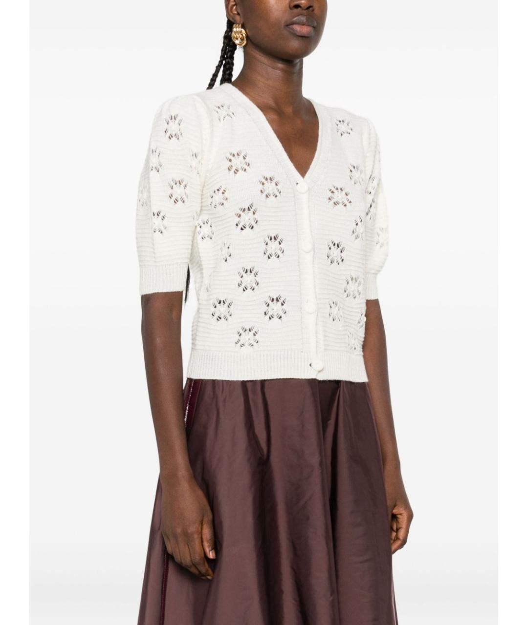 TWIN-SET Белый кардиган, фото 2