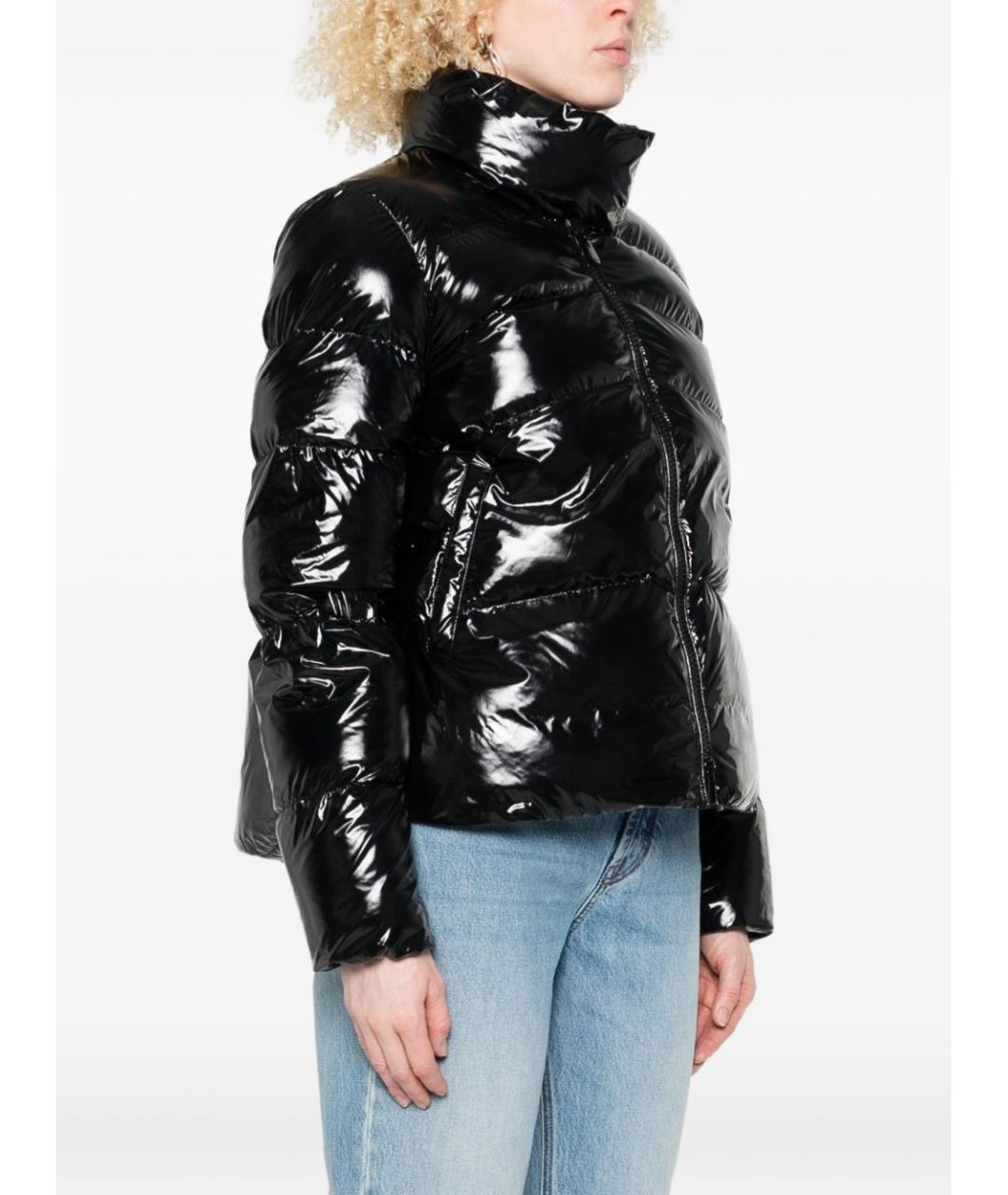 PINKO Черный полиамидовый пуховик, фото 4