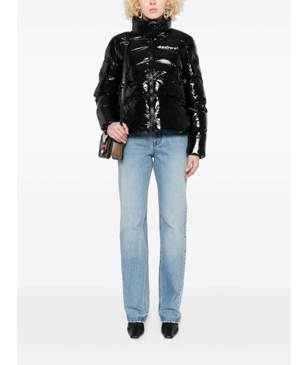 PINKO Черный полиамидовый пуховик, фото 2