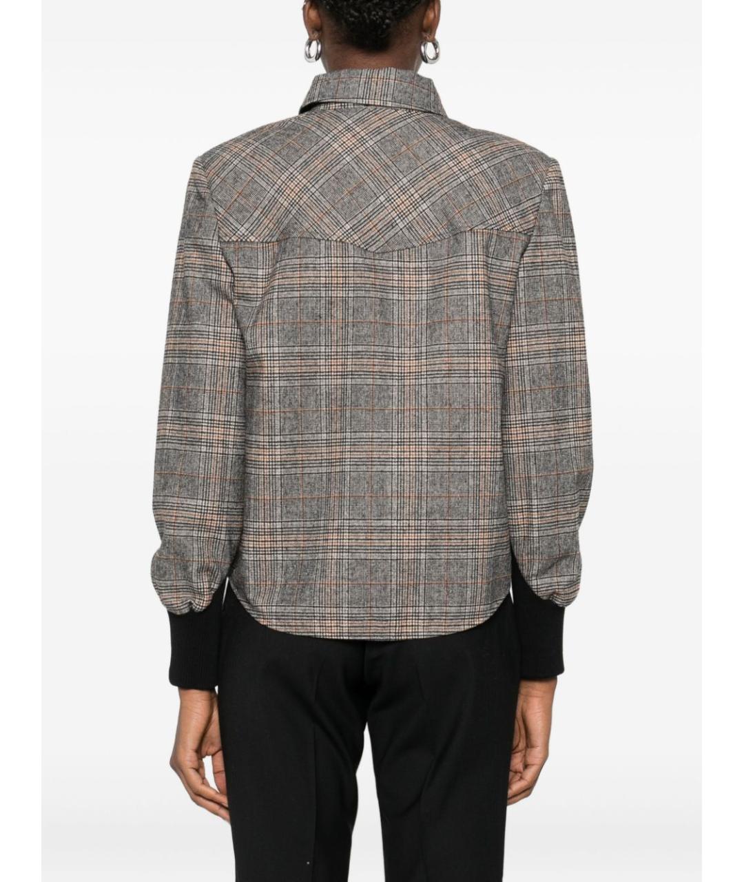 PINKO Серая полиэстеровая рубашка, фото 3
