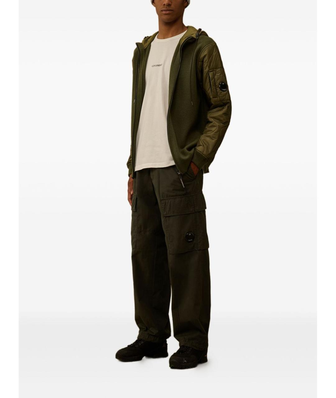 CP COMPANY Бежевая хлопковая футболка, фото 4