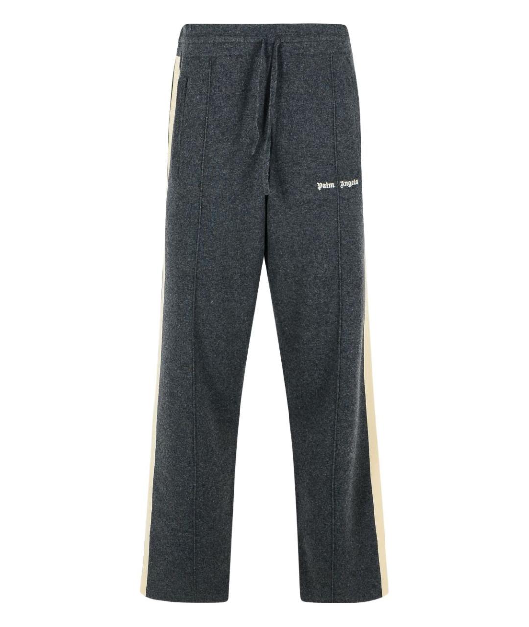 PALM ANGELS Серые полиэстеровые повседневные брюки, фото 1