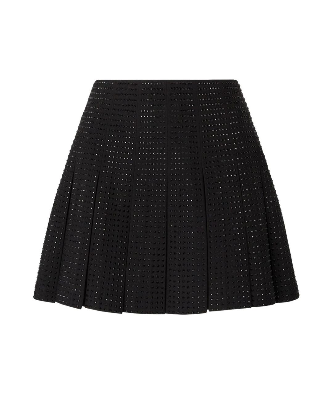 PINKO Черная полиэстеровая юбка мини, фото 2