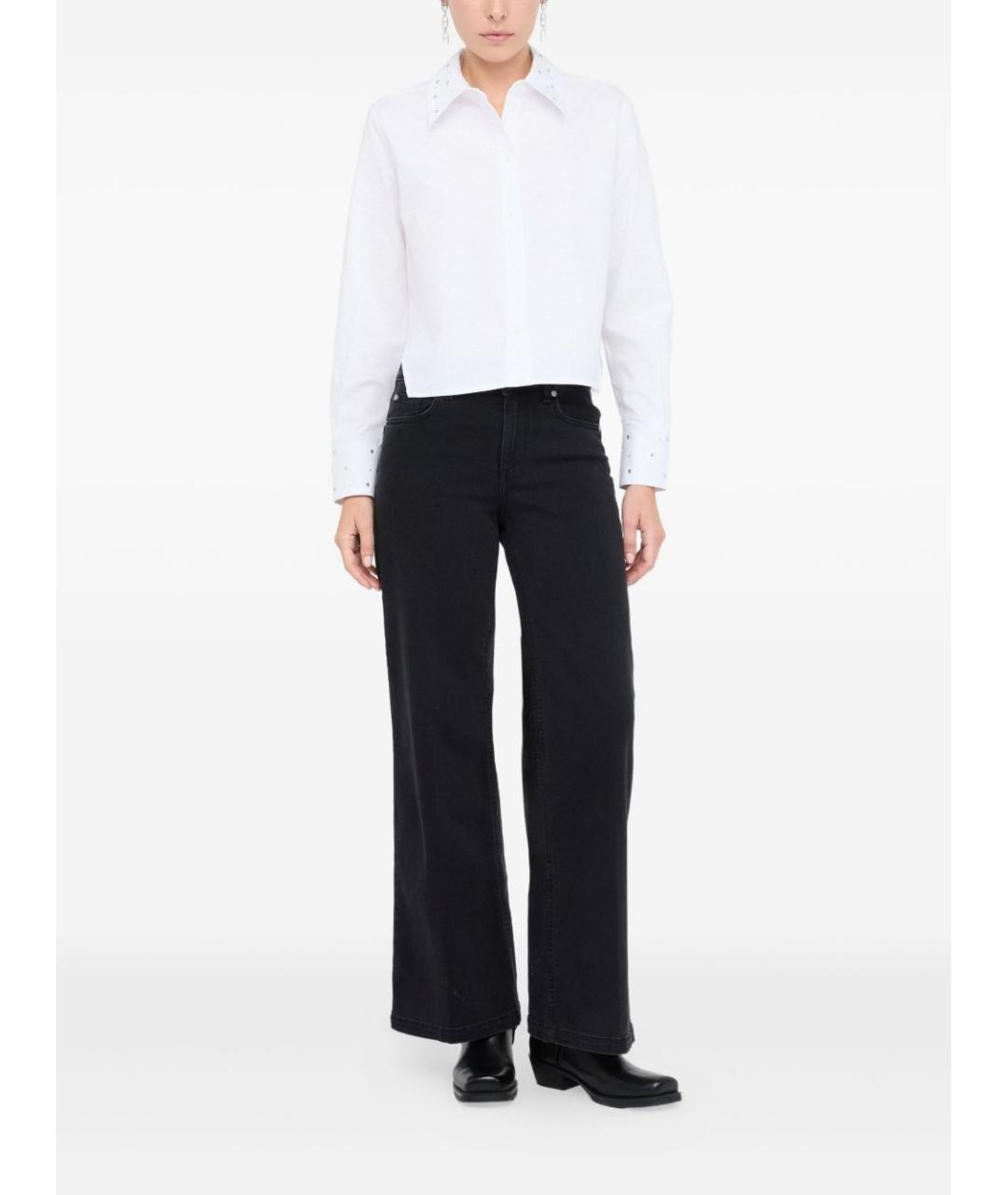 LIU JO Белая хлопковая рубашка, фото 3