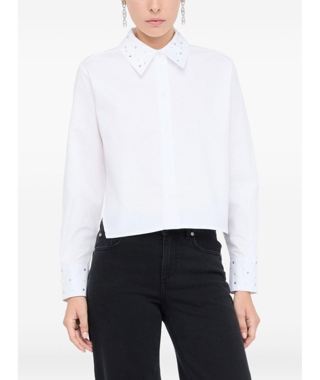 LIU JO Белая хлопковая рубашка, фото 2