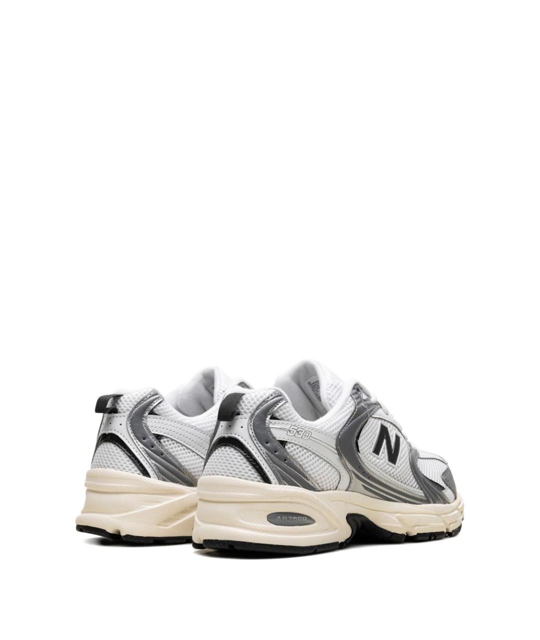 NEW BALANCE Серебряные синтетические кроссовки, фото 3