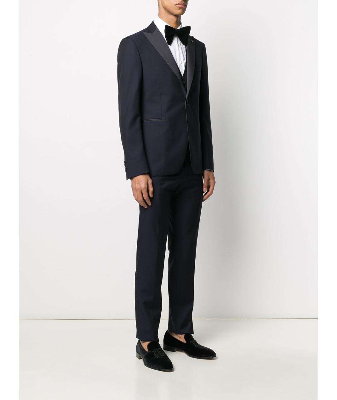 TAGLIATORE Темно-синий вечерний костюм, фото 2