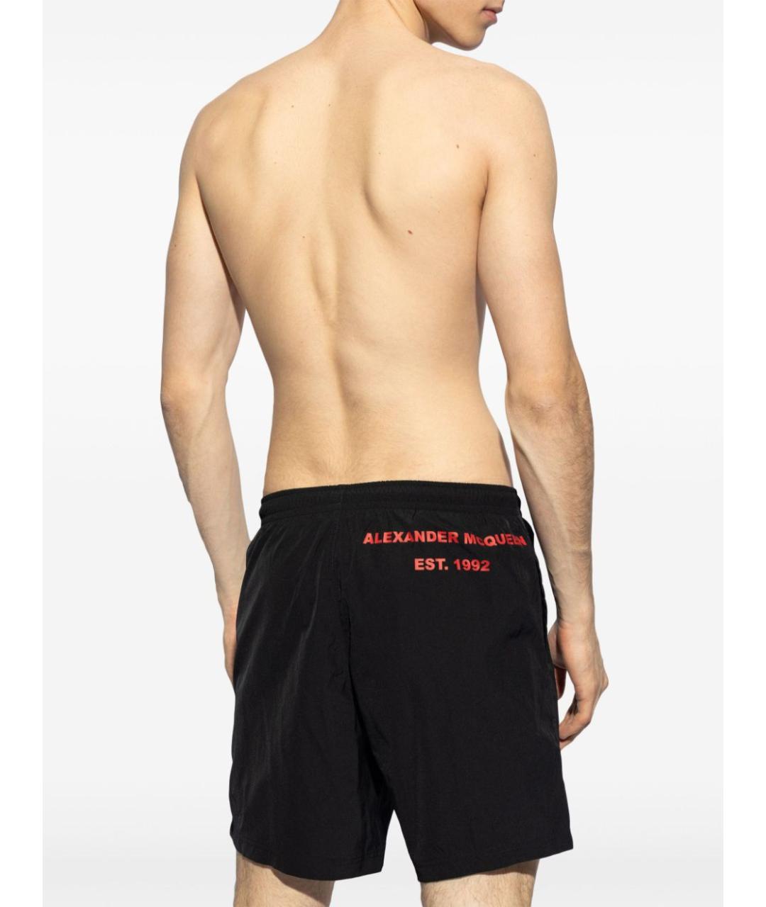 ALEXANDER MCQUEEN Черные полиамидовые шорты, фото 3