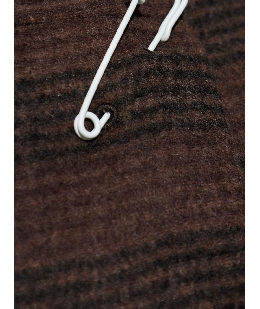 MM6 MAISON MARGIELA Черная шерстяная юбка мини, фото 4