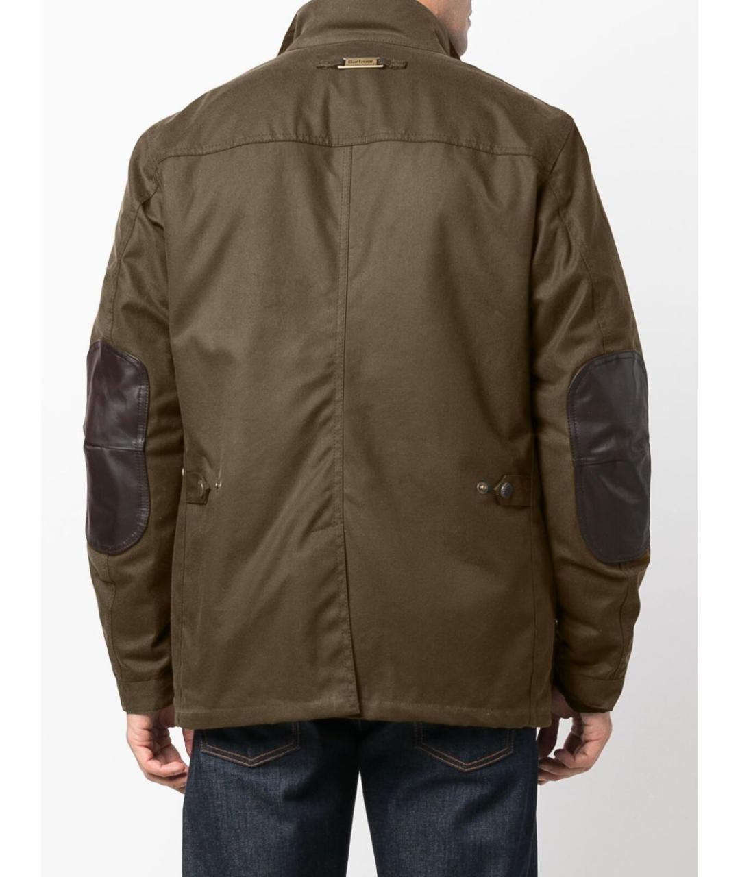 BARBOUR Зеленая хлопковая куртка, фото 4