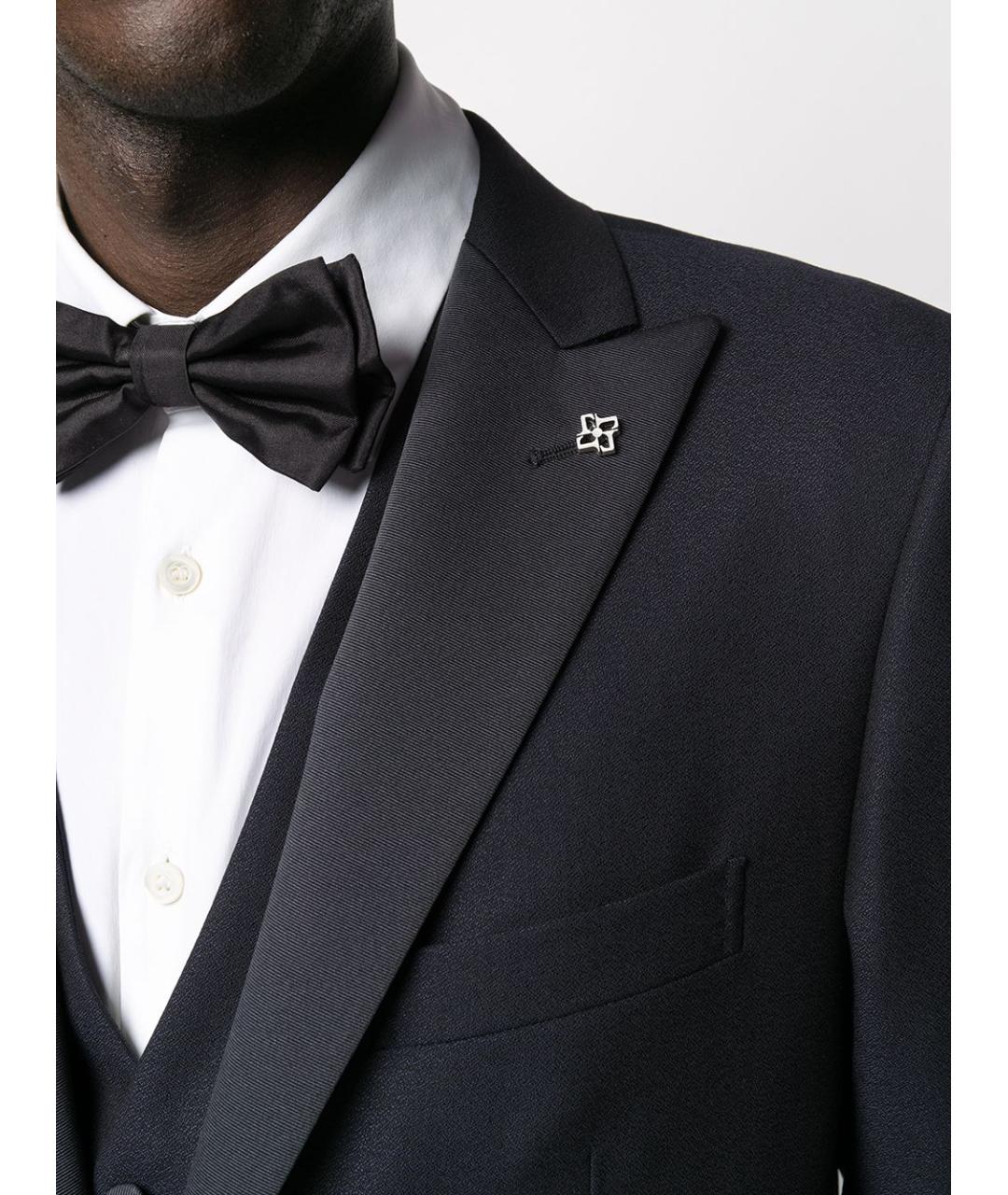 TAGLIATORE Темно-синий вечерний костюм, фото 5