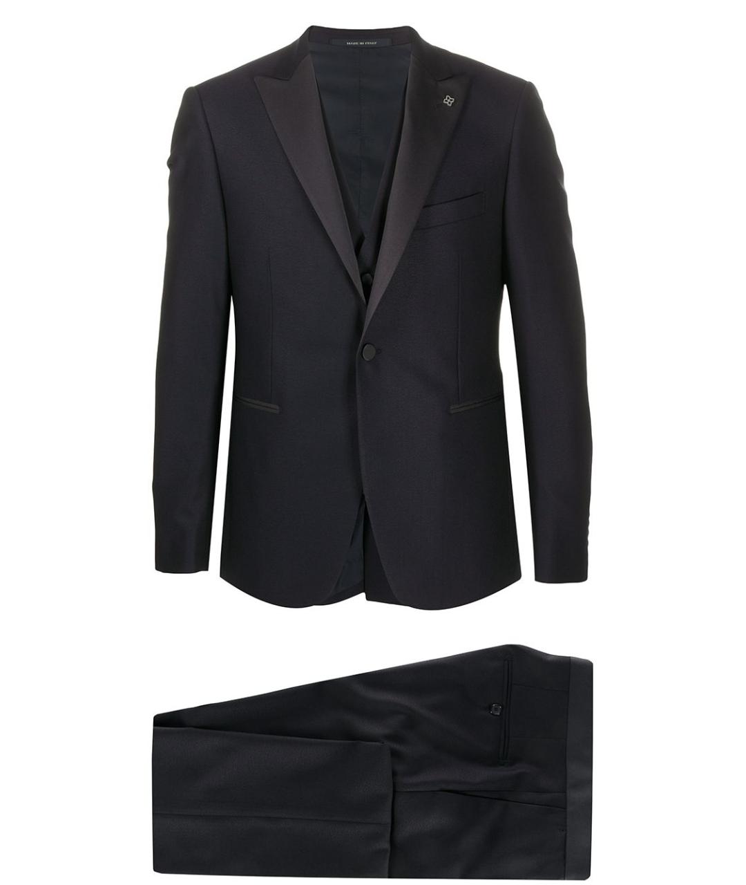 TAGLIATORE Темно-синий вечерний костюм, фото 1