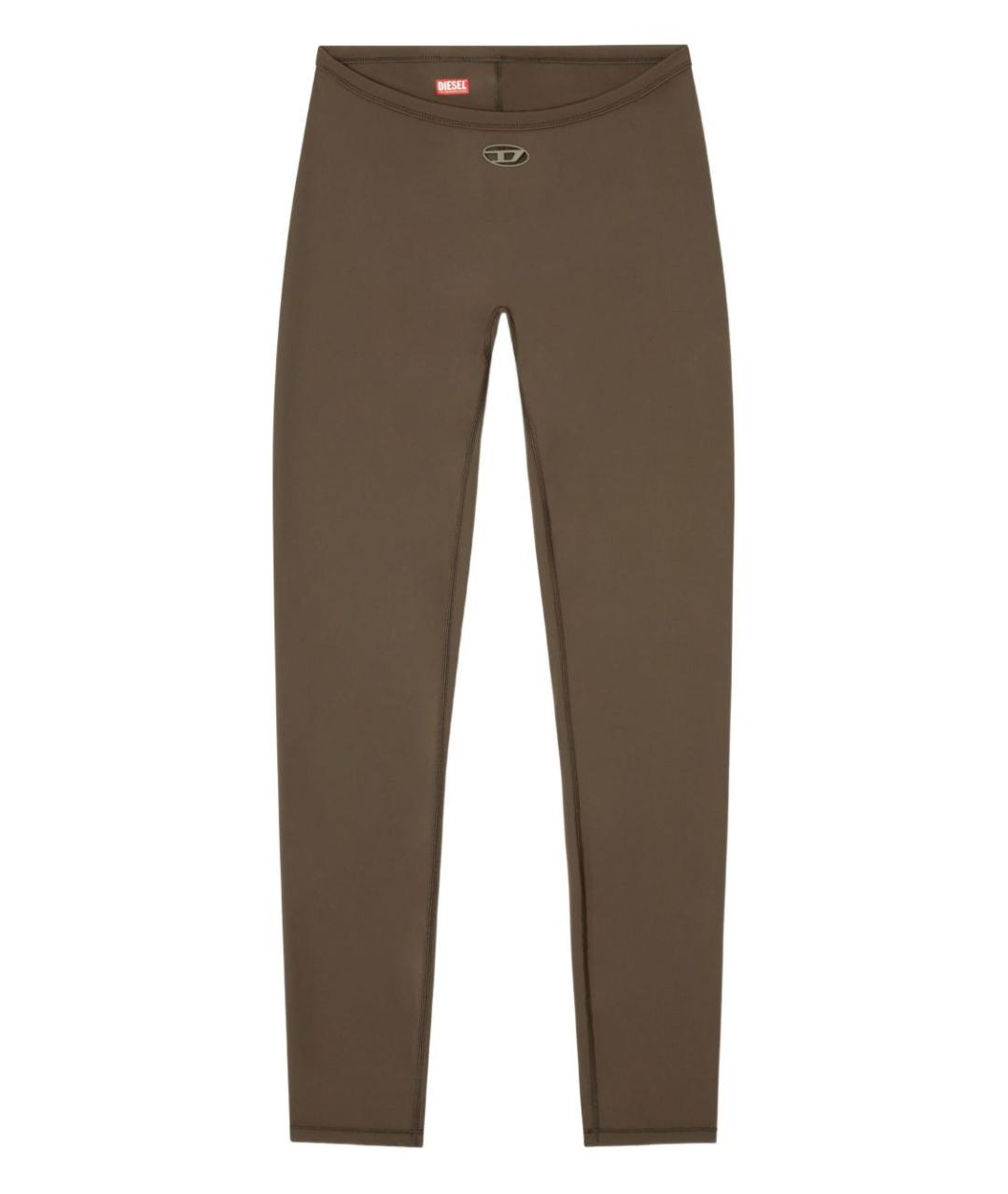 DIESEL Зеленые полиамидовые леггинсы и велосипедки, фото 1