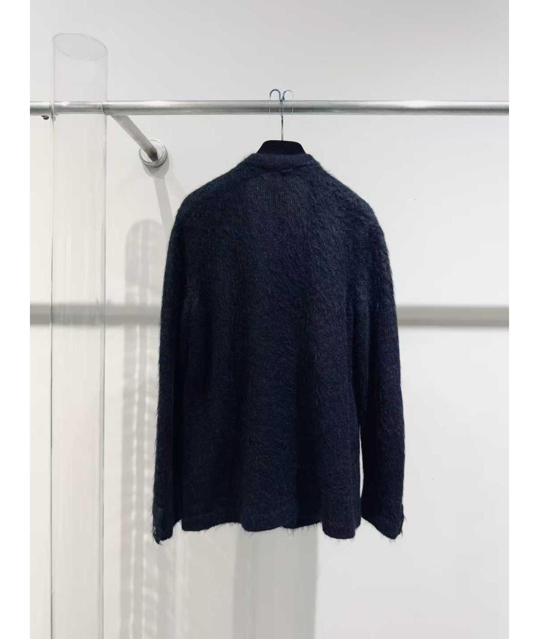 CHANEL Черное шерстяное пальто, фото 3