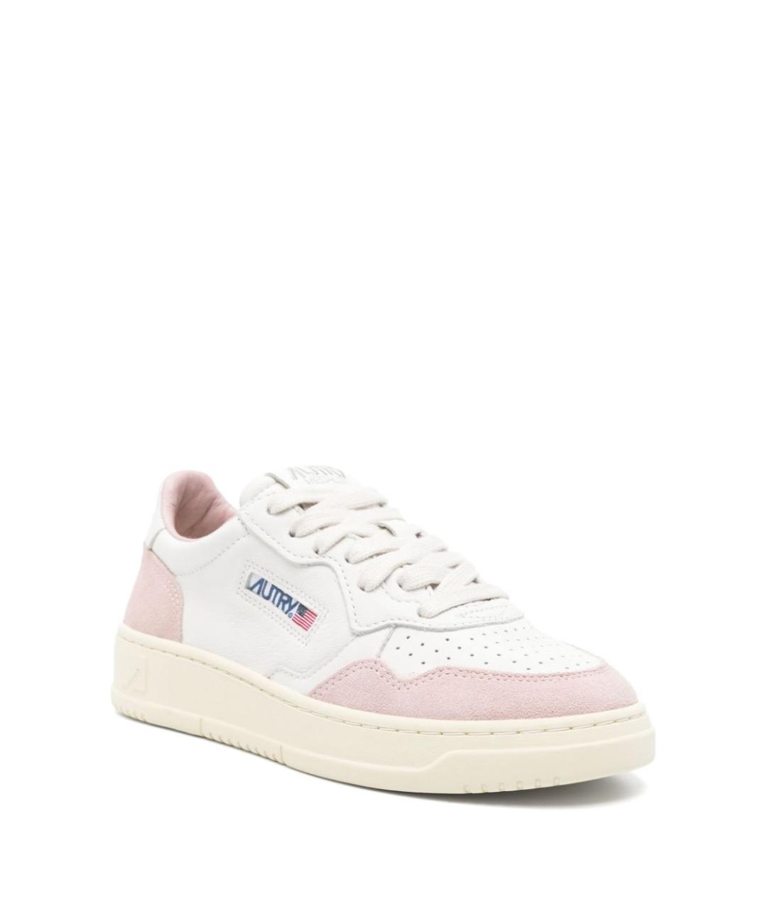 AUTRY Белые кожаные кроссовки, фото 4