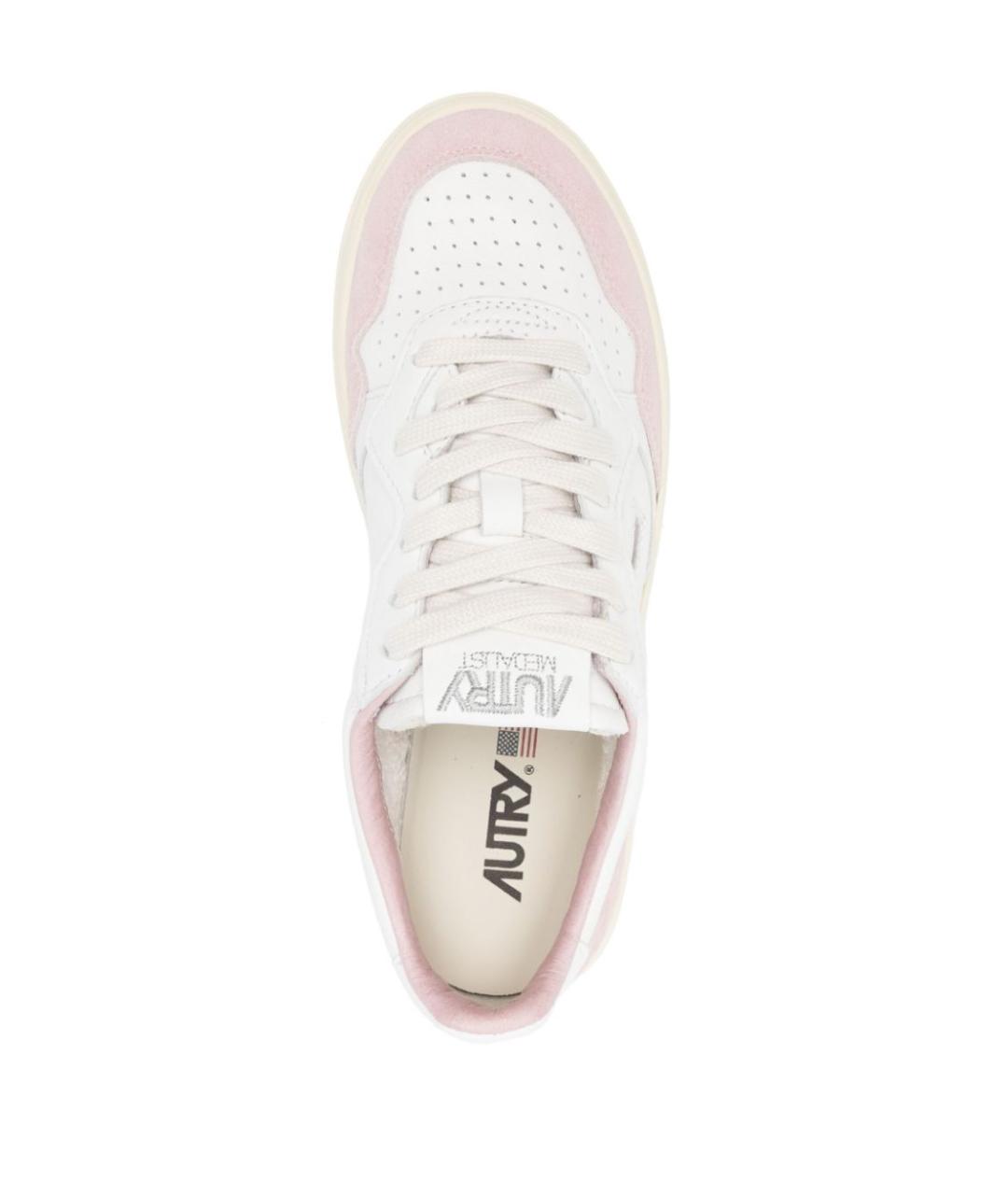 AUTRY Белые кожаные кроссовки, фото 2