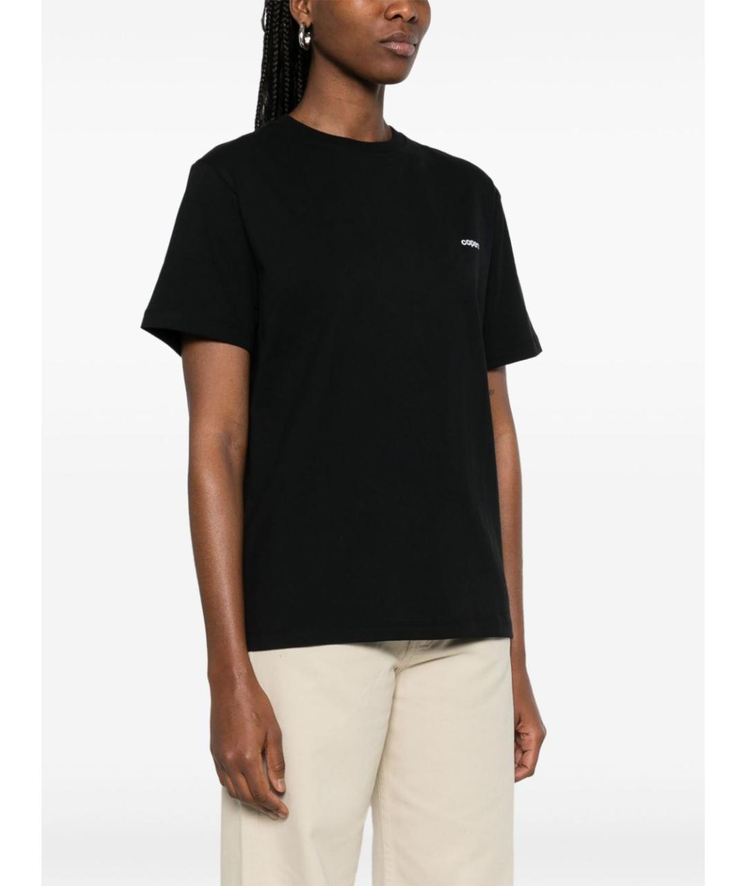 COPERNI Черная хлопковая футболка, фото 3