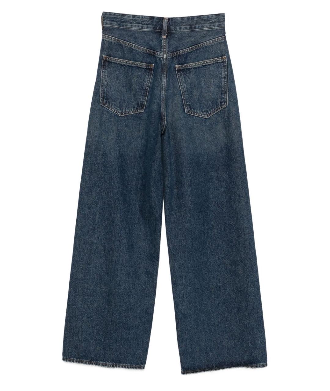 AGOLDE Синие хлопковые прямые джинсы, фото 2