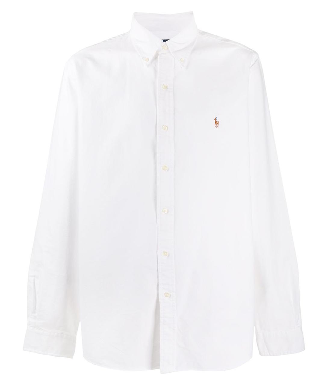 POLO RALPH LAUREN Белая хлопковая классическая рубашка, фото 1
