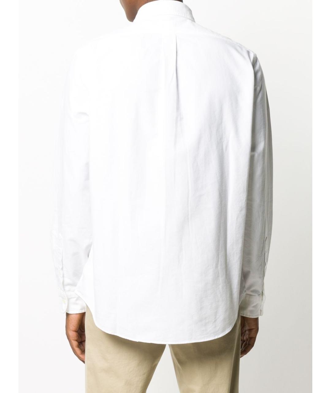 POLO RALPH LAUREN Белая хлопковая классическая рубашка, фото 3