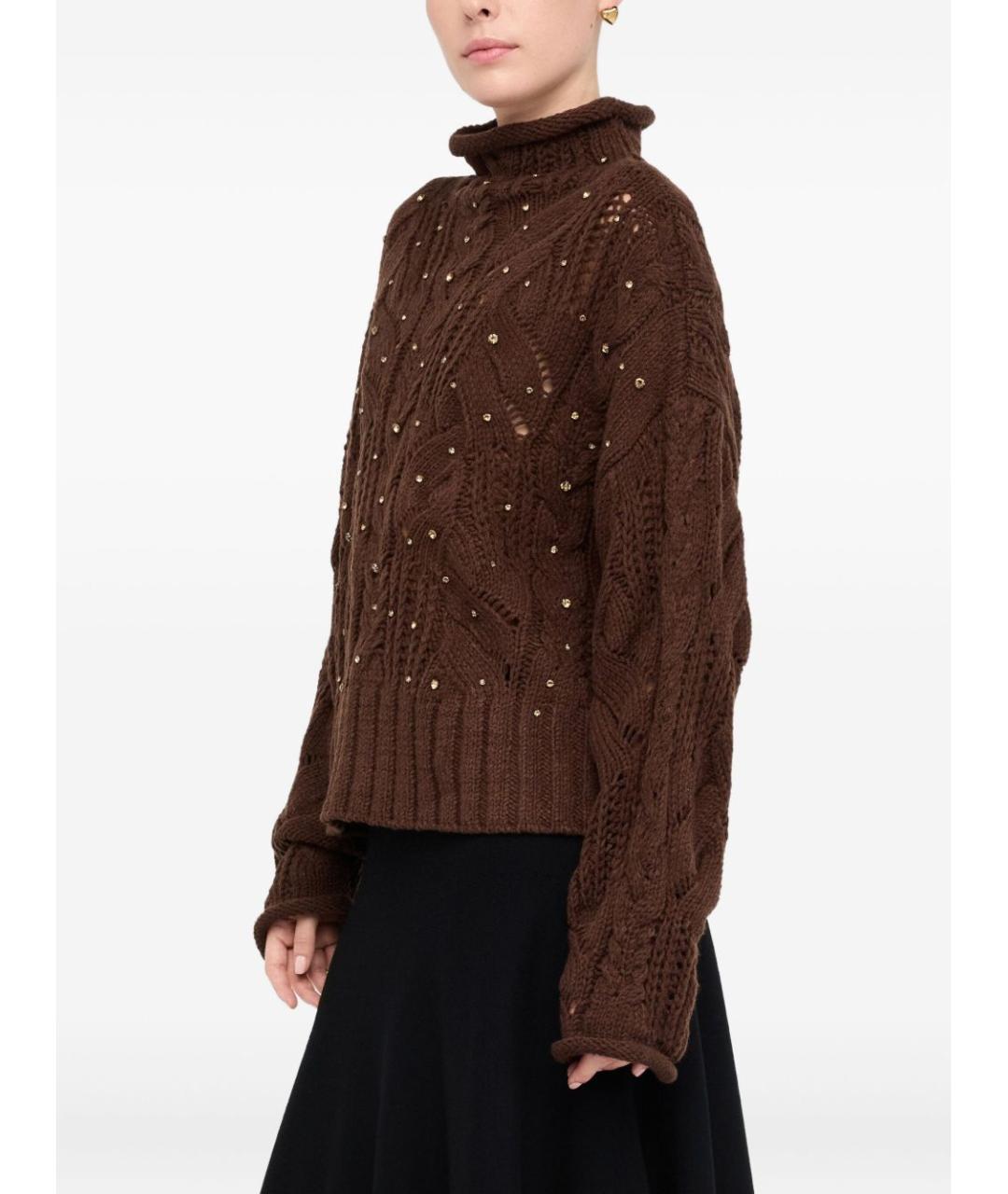 LIU JO Коричневый джемпер / свитер, фото 2
