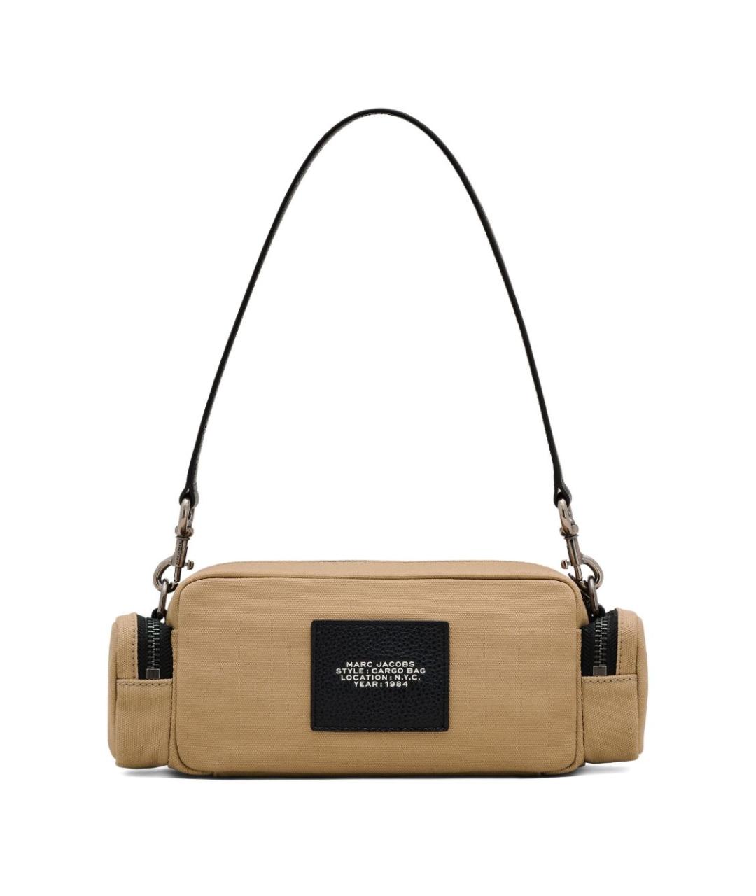 MARC JACOBS Бежевая хлопковая сумка через плечо, фото 7