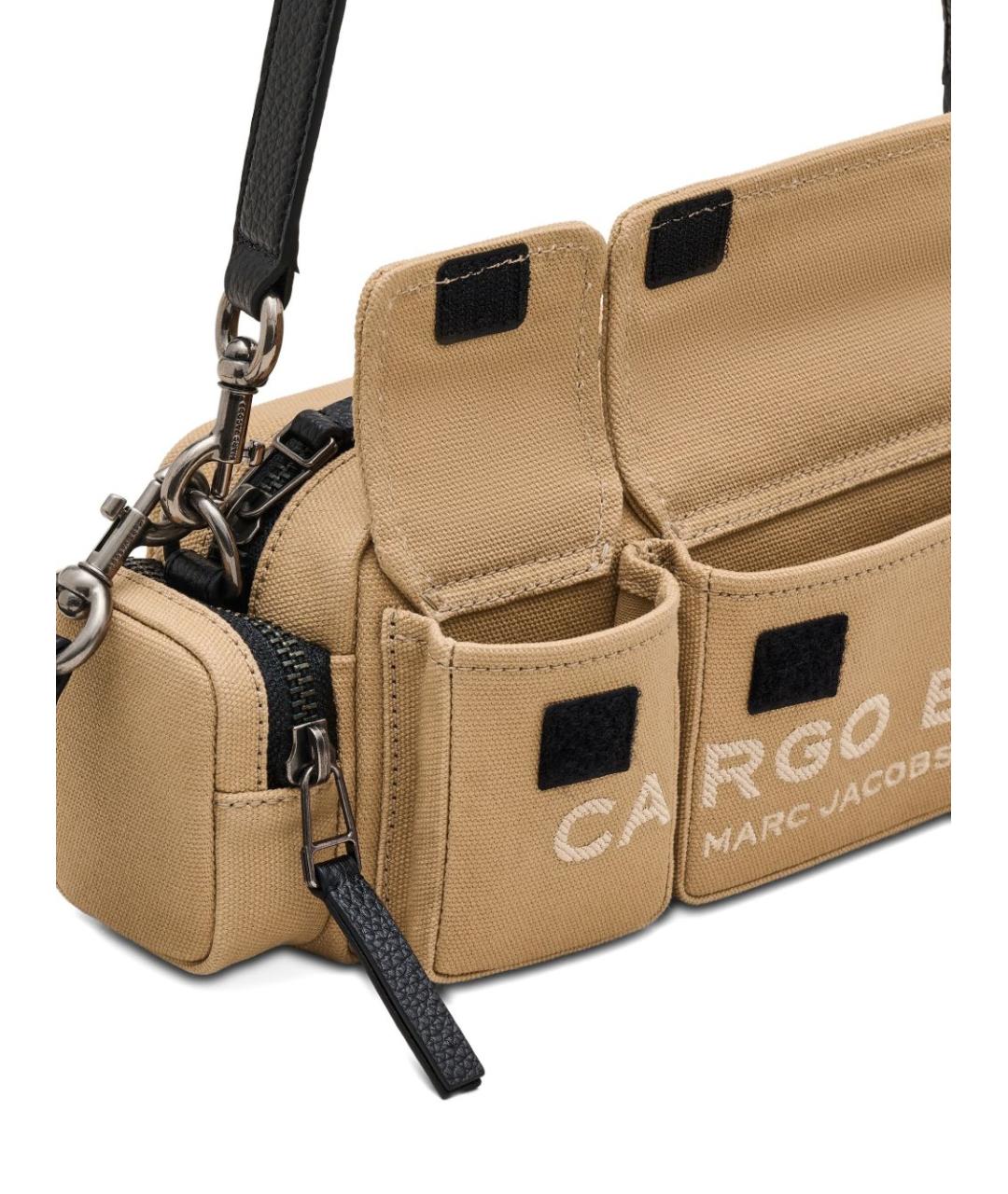 MARC JACOBS Бежевая хлопковая сумка через плечо, фото 4